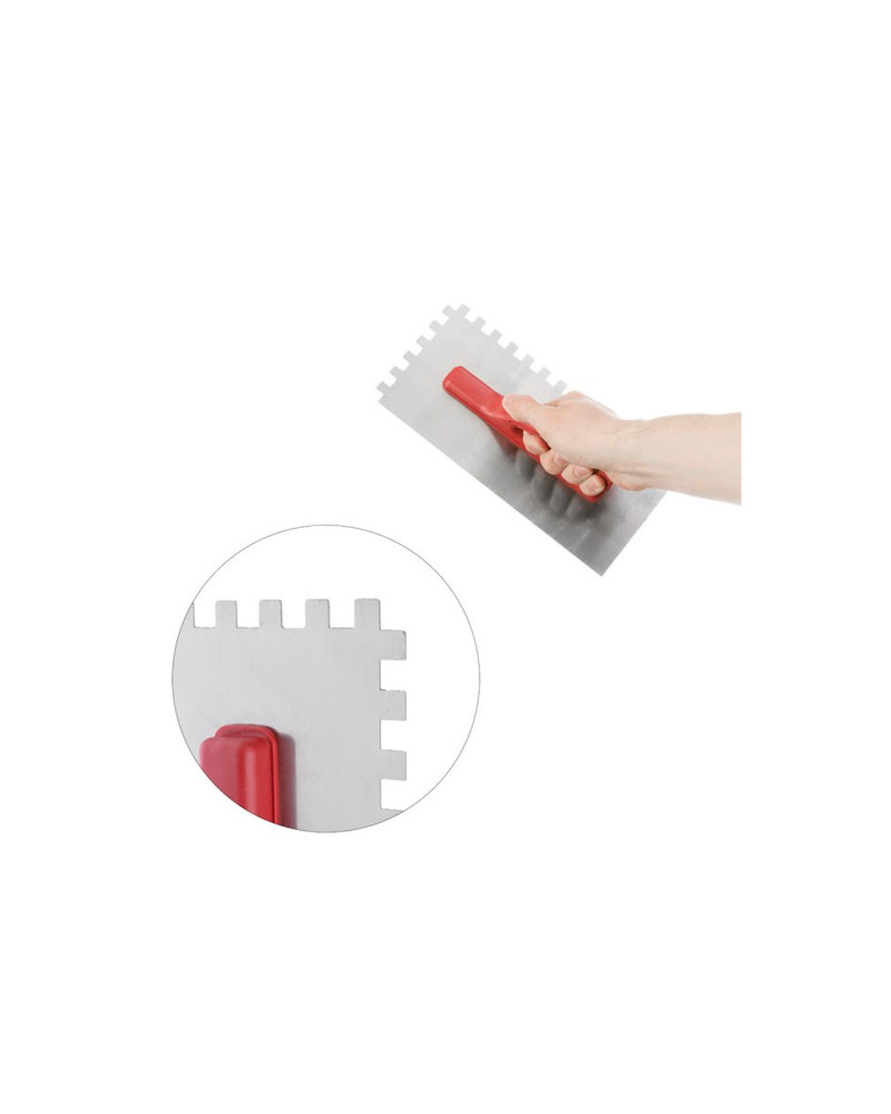Гладилка Intertool - 280 х 130 мм зуб 10 х 10 мм (KT-0007)