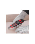 Ніж Intertool - 18 мм гвинтовий, прогумований (HT-0503)