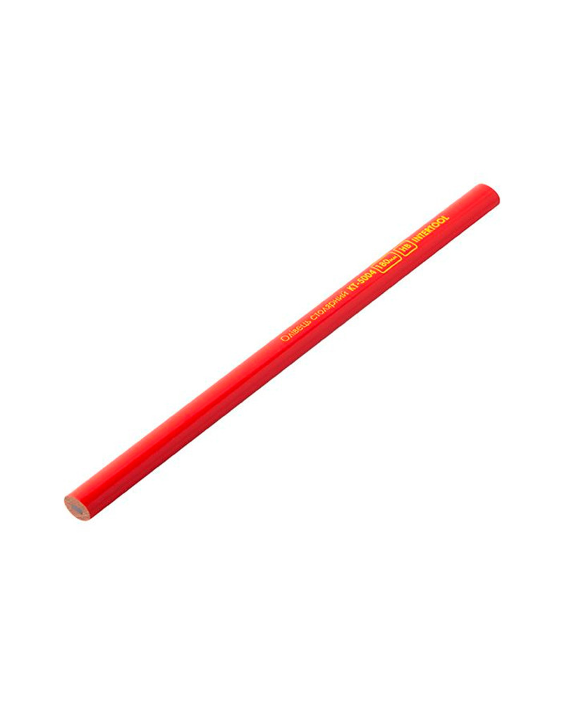 Олівець Intertool - столярний 180 мм (12 шт.) Червоний (KT-5004)
