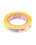 Стрічка малярська Intertool - 25 мм х 40 м жовта (DM-2540)