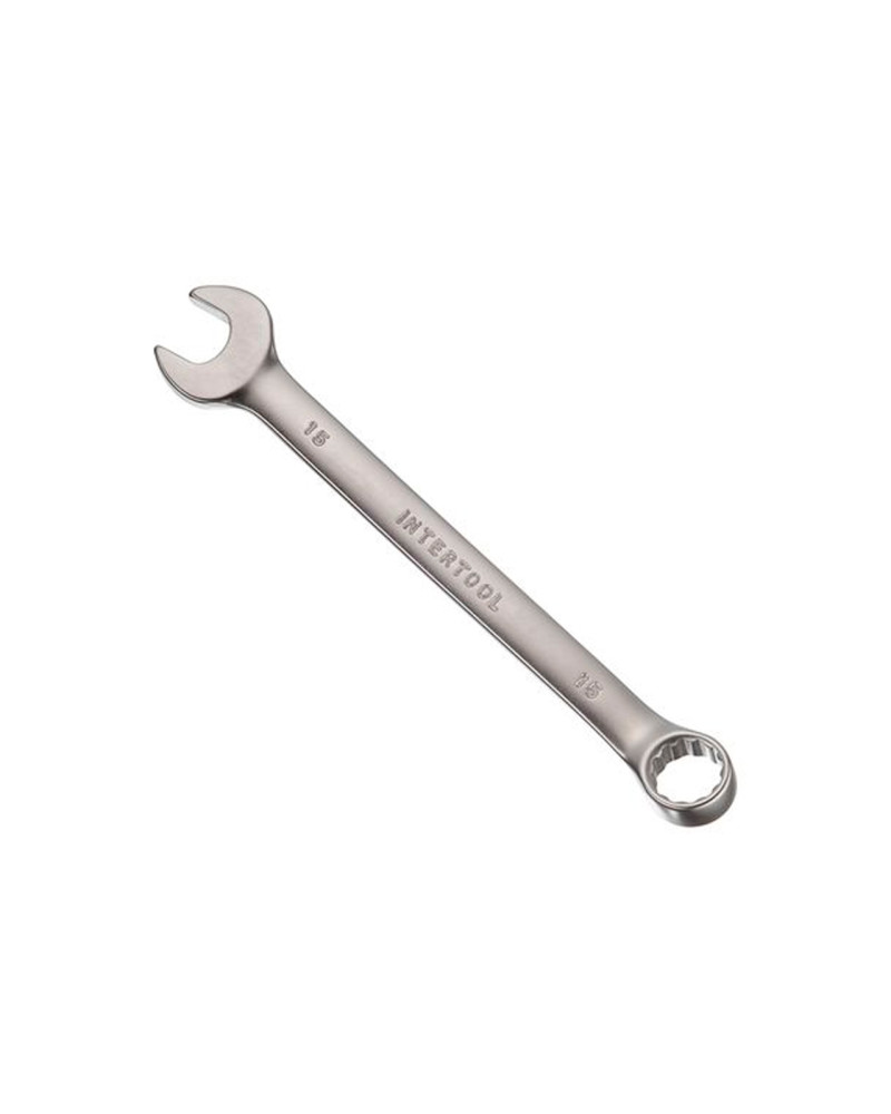 Ключ рожково-накидний Intertool - 15 мм (HT-1215)