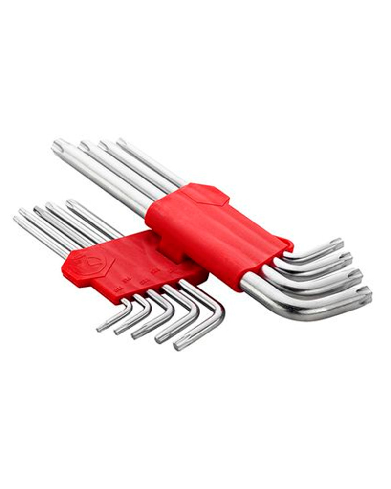 Набір Torx ключів Intertool - 9 шт., Подовжені (HT-0608)
