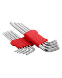 Набір Torx ключів Intertool - 9 шт. з отвором подовжені (HT-0606)