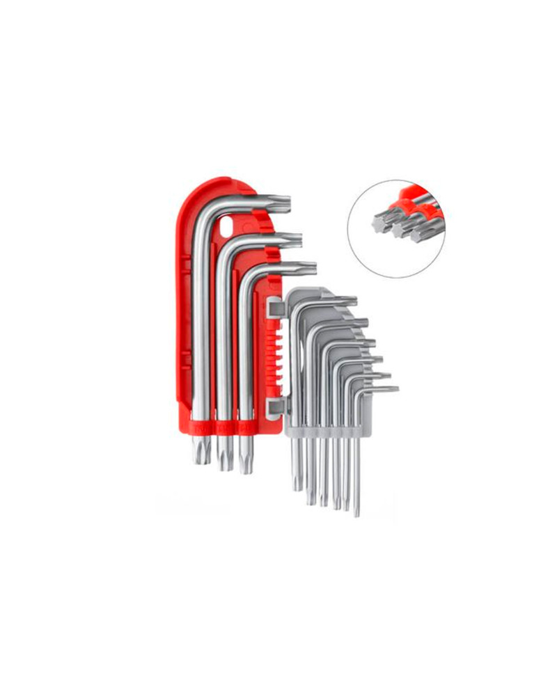 Набір Torx ключів Intertool - 9 шт. Prof (HT-1821)