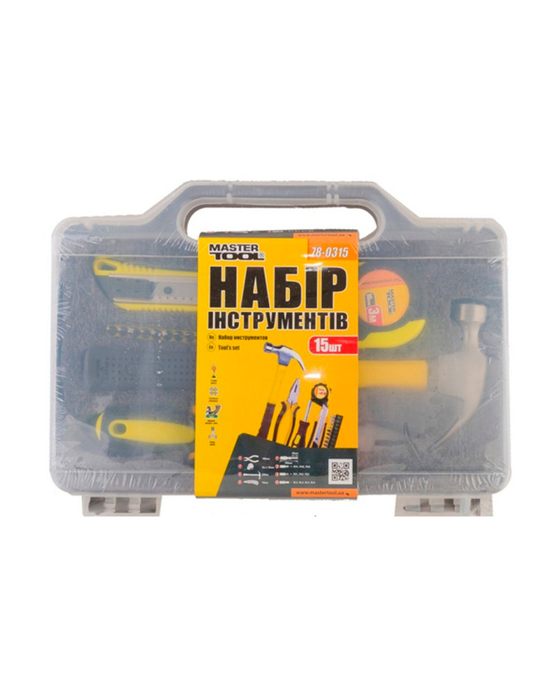 Набір інструменту Mastertool - 15 од. (78-0315)