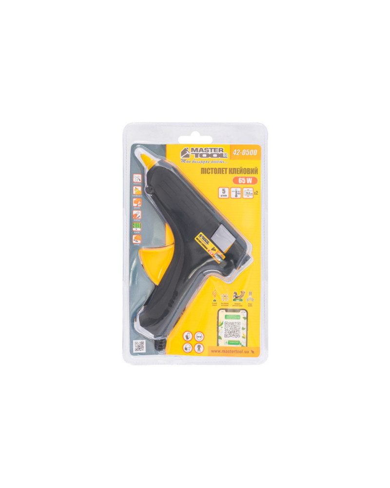Пістолет клейовий Mastertool - 11,2мм x 40Вт (42-0500)