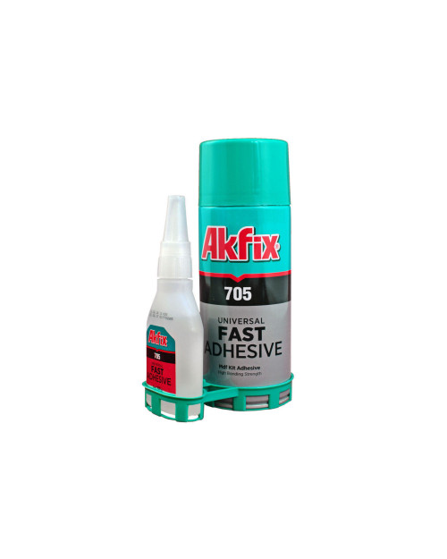 Клей двокомпонентний Akfix - 400 мл + 100 г (705) (GA065)