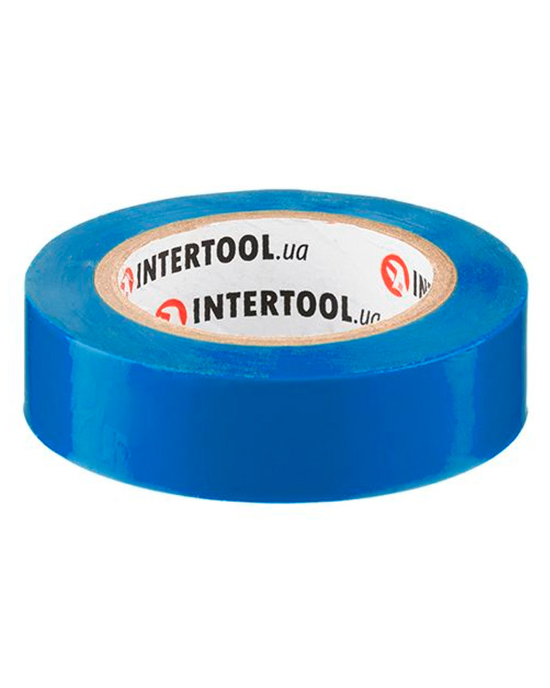 Стрічка ізоляційна Intertool - 10 м синя (IT-0010)