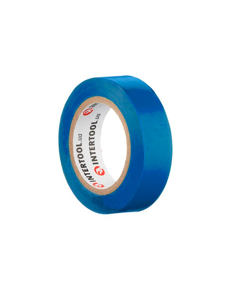 Стрічка ізоляційна Intertool - 10 м синя (IT-0010)