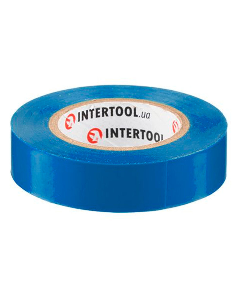Стрічка ізоляційна Intertool - 15 м синя (IT-0015)