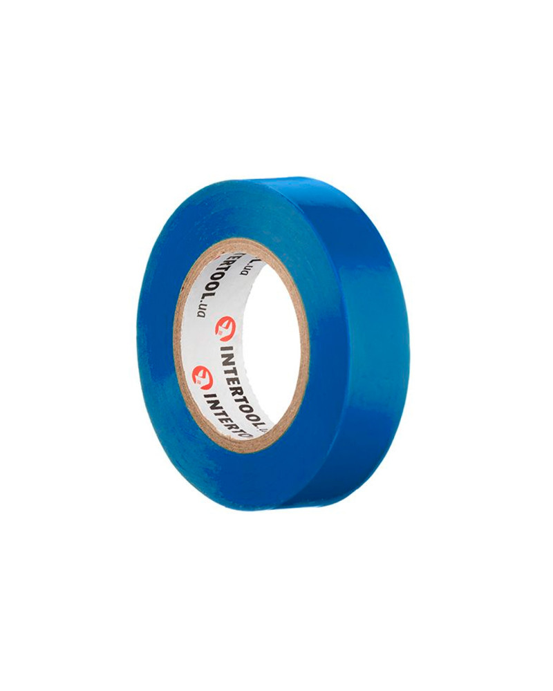 Стрічка ізоляційна Intertool - 15 м синя (IT-0015)