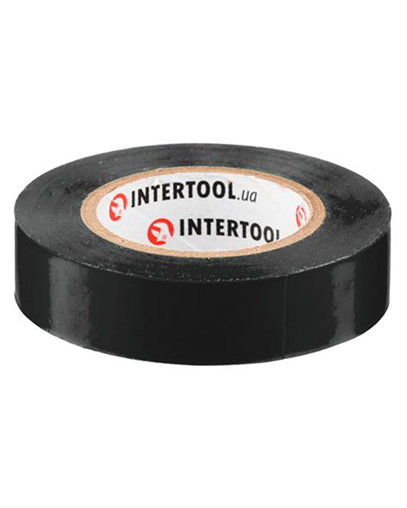 Стрічка ізоляційна Intertool - 15 м Чорна (IT-0016)