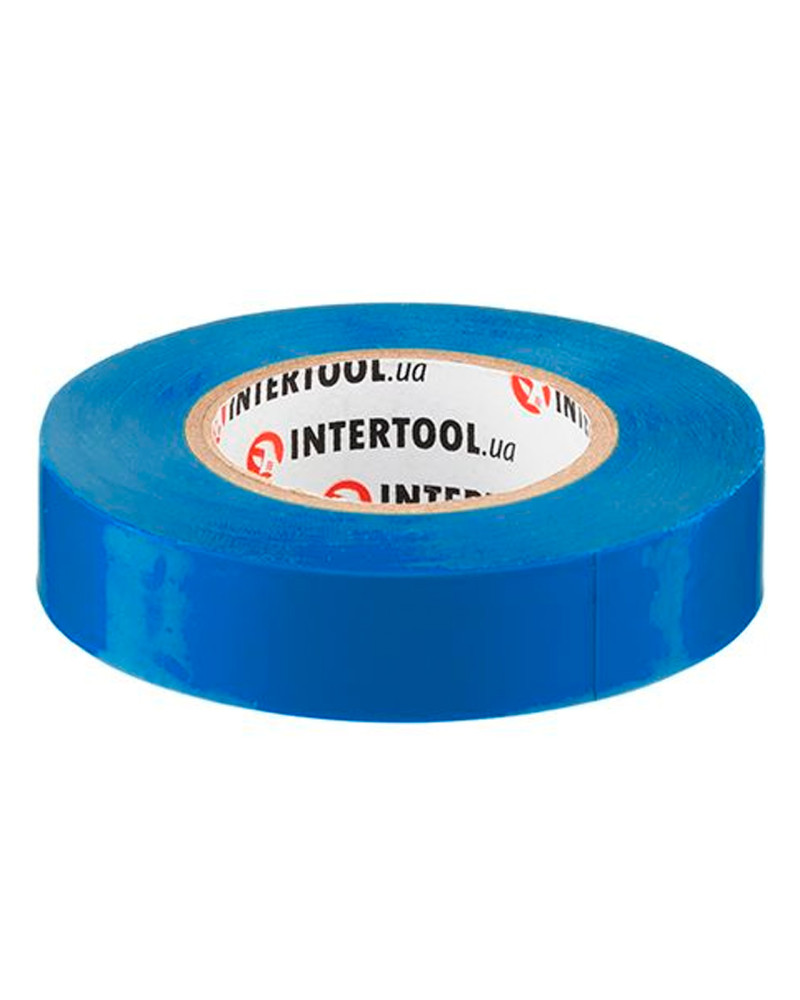 Стрічка ізоляційна Intertool - 20 м синя (IT-0020)
