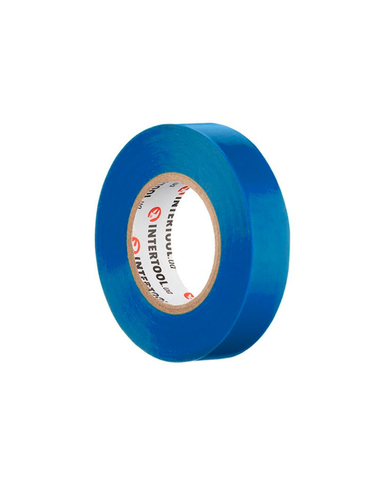 Стрічка ізоляційна Intertool - 20 м синя (IT-0020)