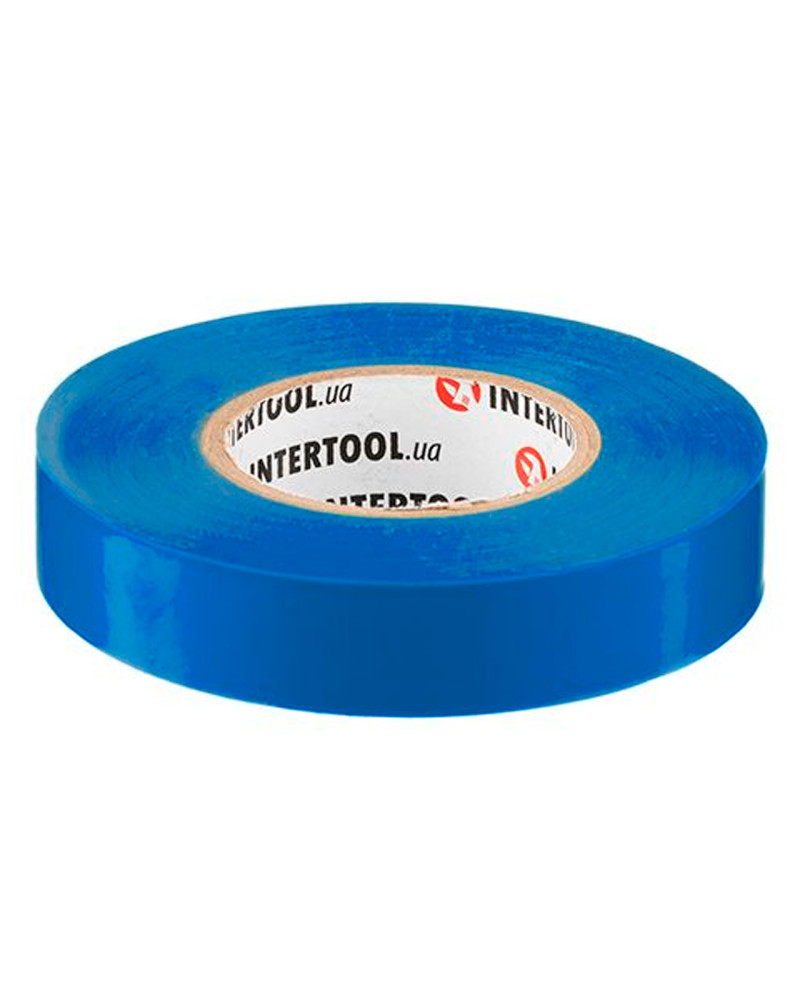 Стрічка ізоляційна Intertool - 25 м синя (IT-0025)