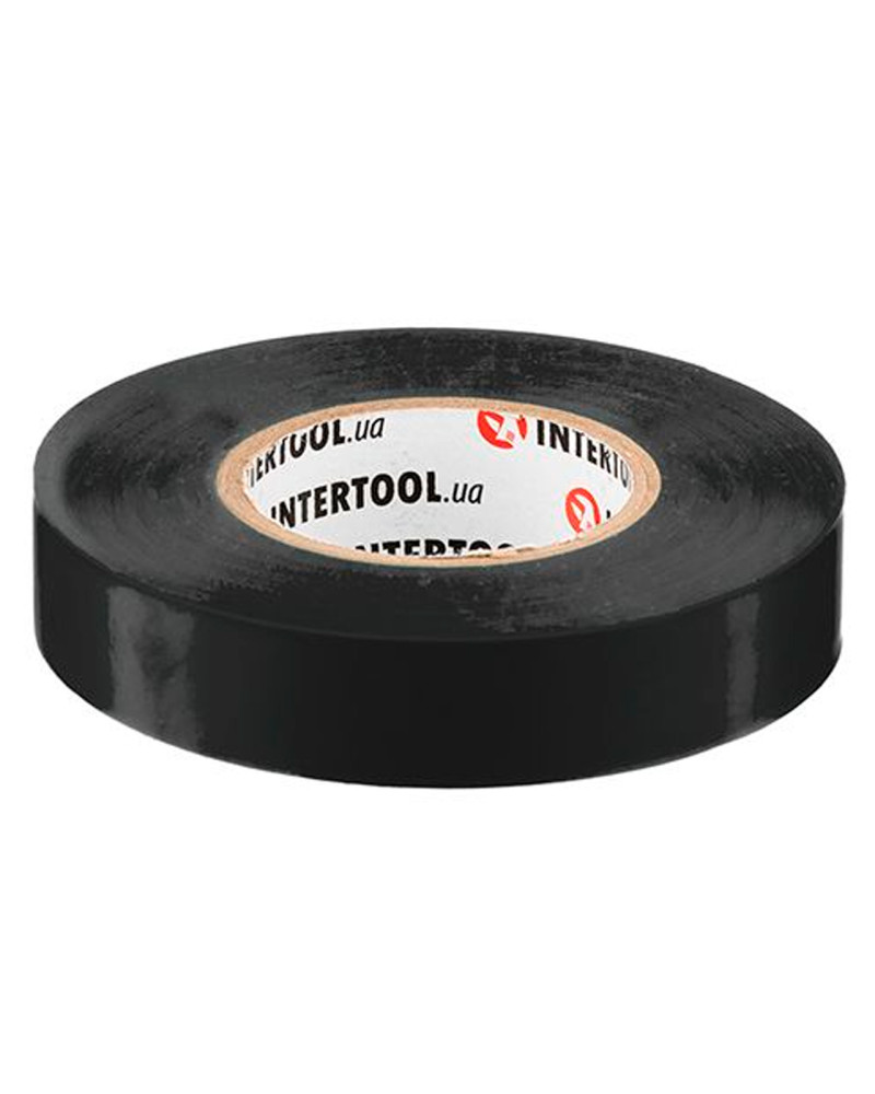 Стрічка ізоляційна Intertool - 25 м Чорна 17 x 0,15мм (IT-0026)