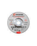 Диск зачисний по металу Intertool - 125 х 6 х 22,2 мм вигнутий (CT-4022)