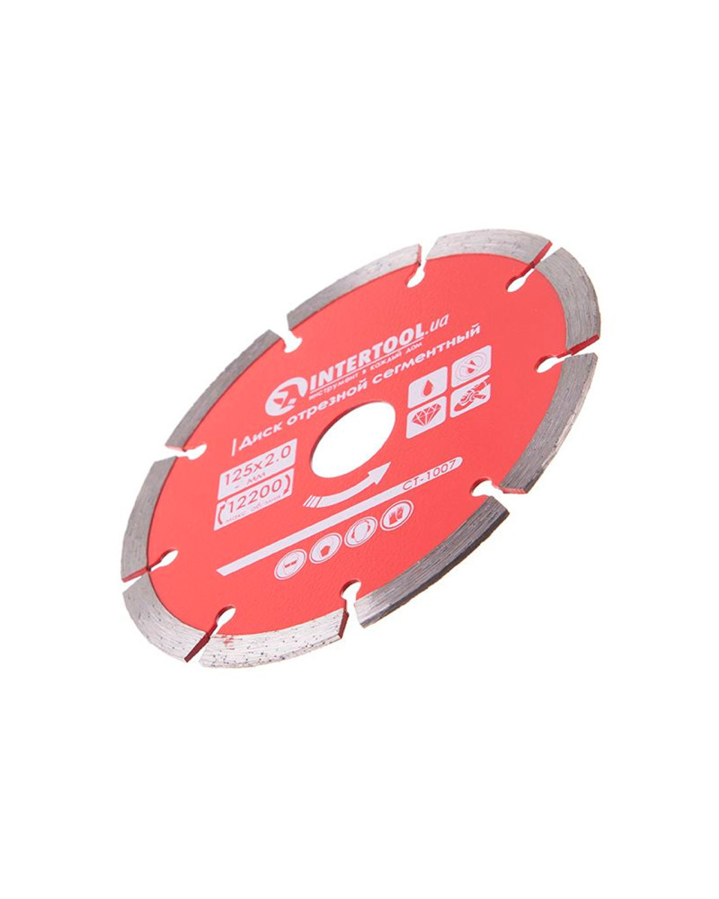 Диск алмазний Intertool - 125 мм сегмент Pro (CT-1007)