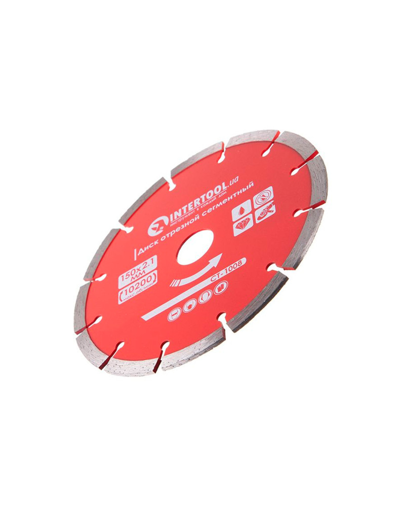 Диск алмазний Intertool - 150мм x 22-24% сегмент PRO (CT-1008)