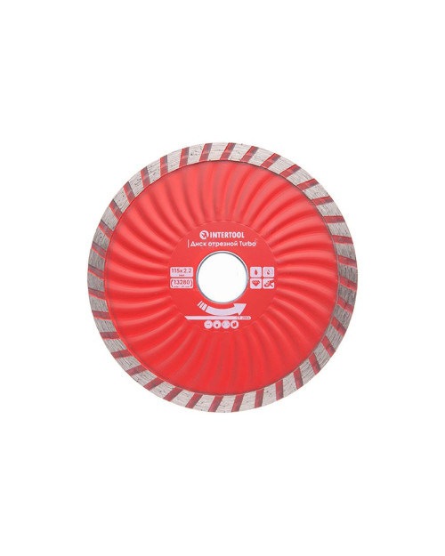 Диск алмазний Intertool - 115 мм турбоволна Pro (CT-2006)