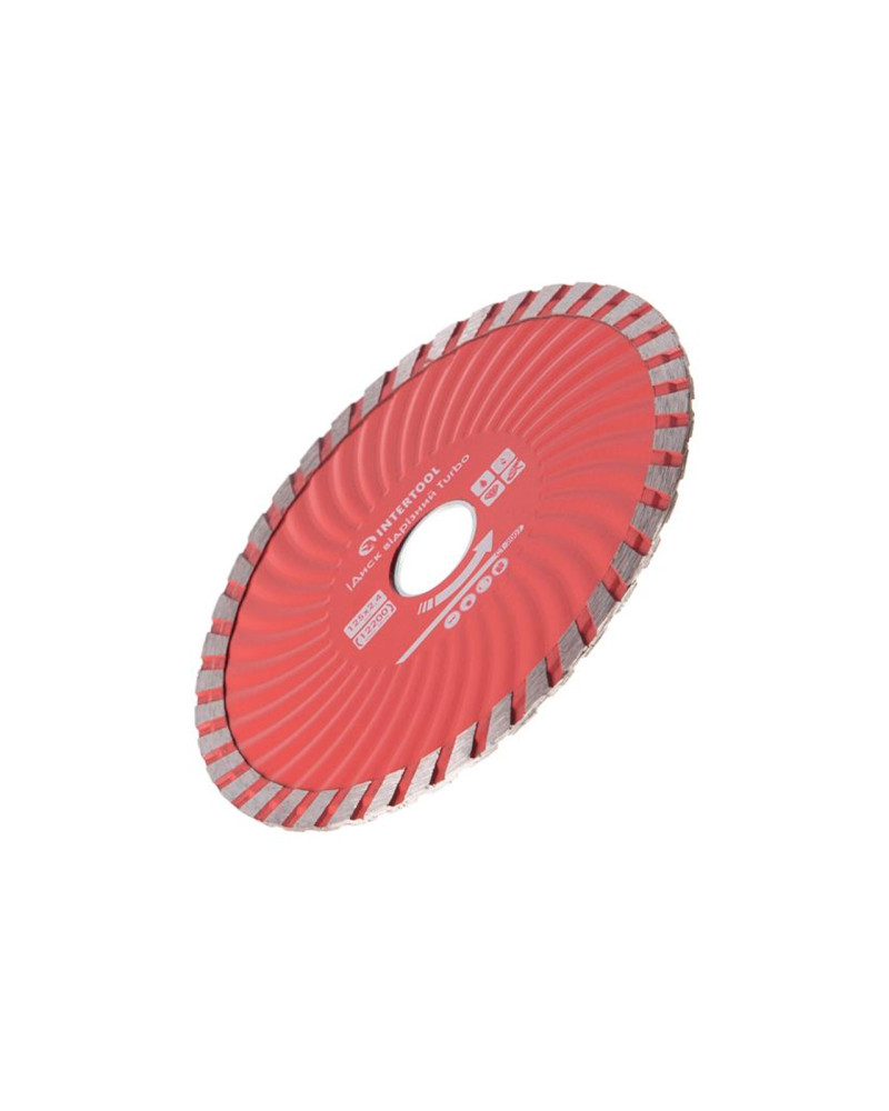 Диск алмазний Intertool - 125мм x 22-24% турбохвиля PRO (CT-2007)