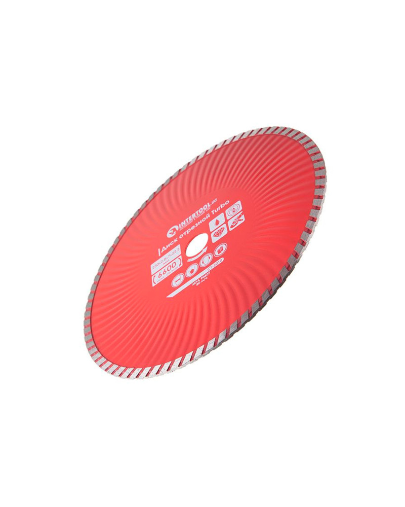 Диск алмазний Intertool - 230 мм турбоволна Pro (CT-2010)