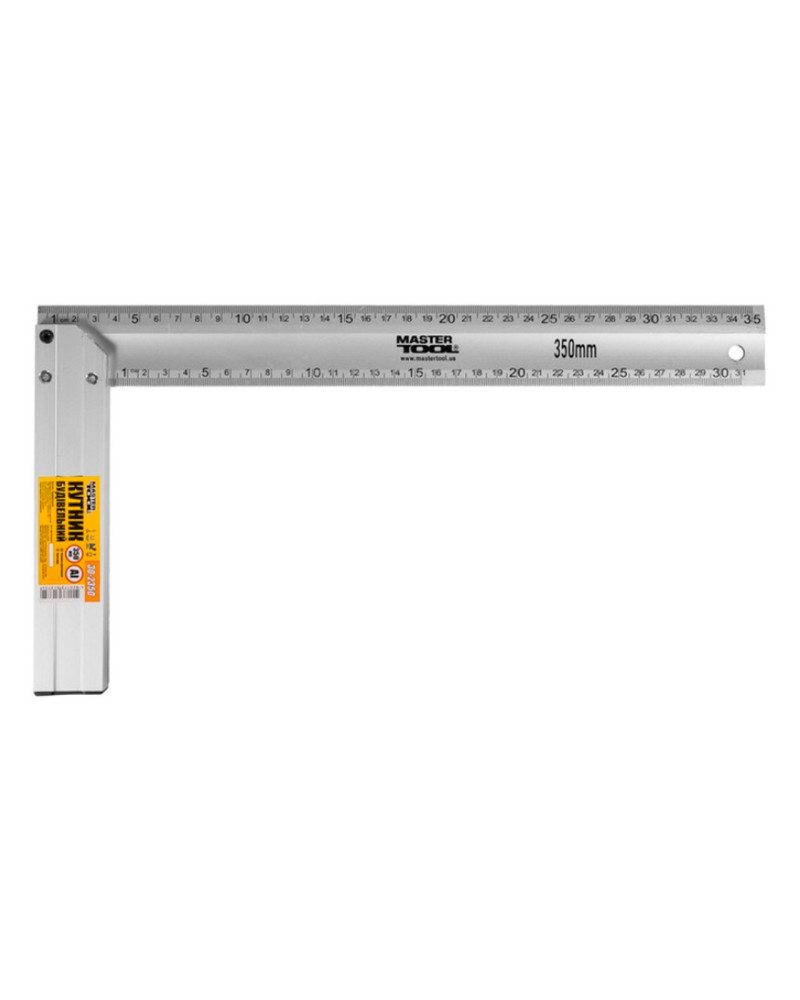 Кутник Mastertool - 350 мм алюмінієвий (30-2350)
