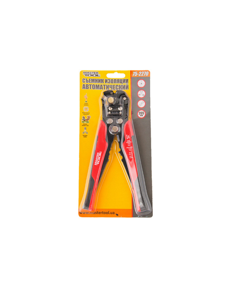 Знімач ізоляції Mastertool - 205 мм автоматичний 0,2-8 мм² (75-2270)