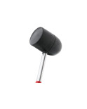 Киянка Intertool - 1250 г х 90 мм Чорна гума, ручка дерево (HT-0228)