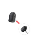 Киянка Intertool - 1250 г х 90 мм Чорна гума, ручка дерево (HT-0228)