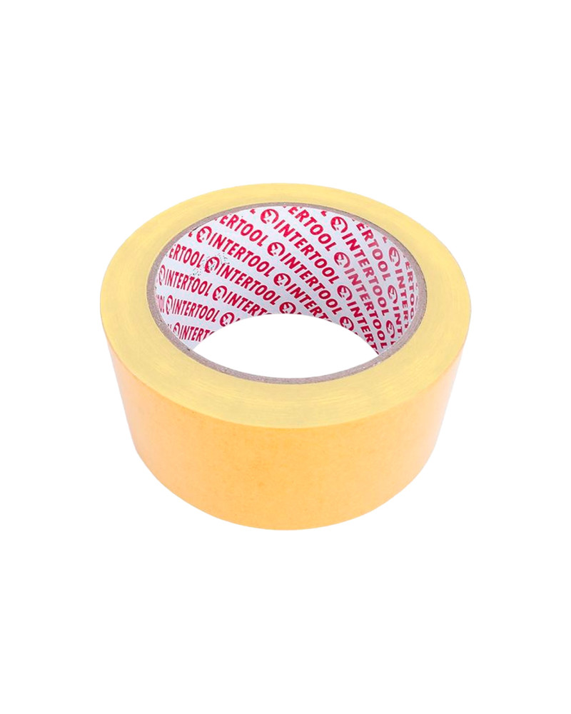 Скотч двосторонній Intertool - 50 мм х 25 м пропилен (KT-0953)