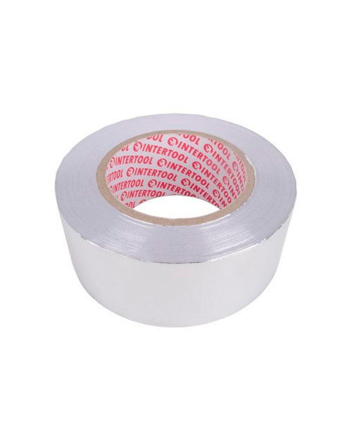Скотч алюмінієвий Intertool - 50 мм х 50 м (KT-0993)