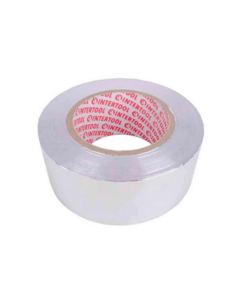 Скотч алюмінієвий Intertool - 50 мм х 50 м (KT-0993)