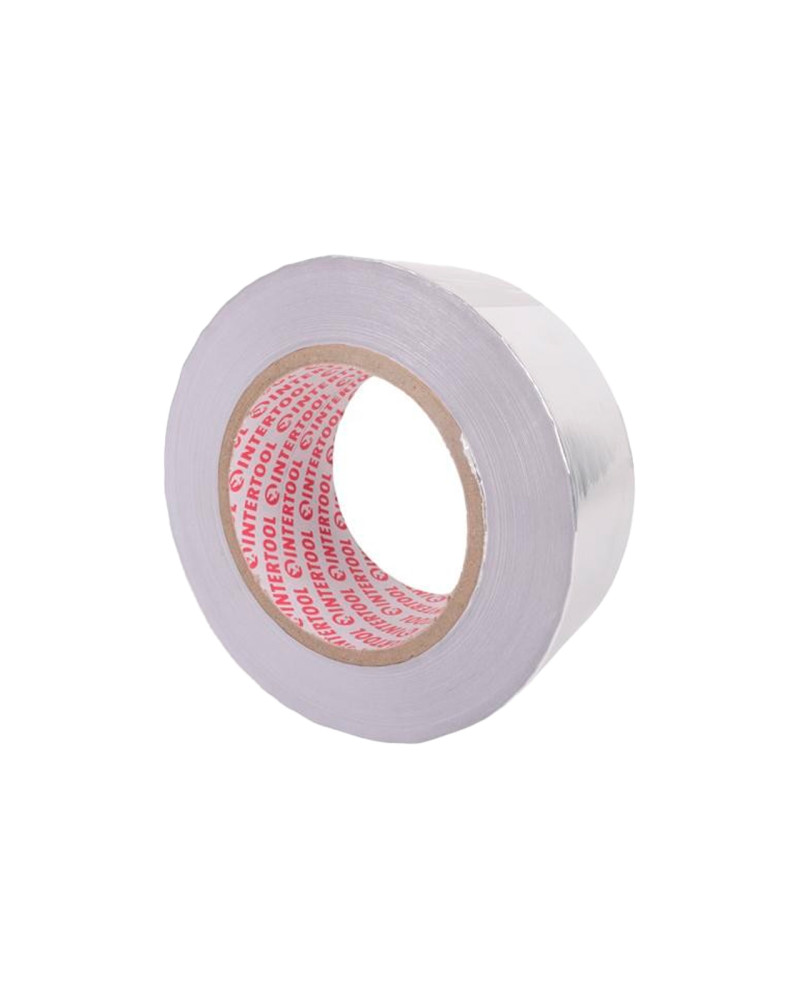 Скотч алюмінієвий Intertool - 50 мм х 50 м (KT-0993)