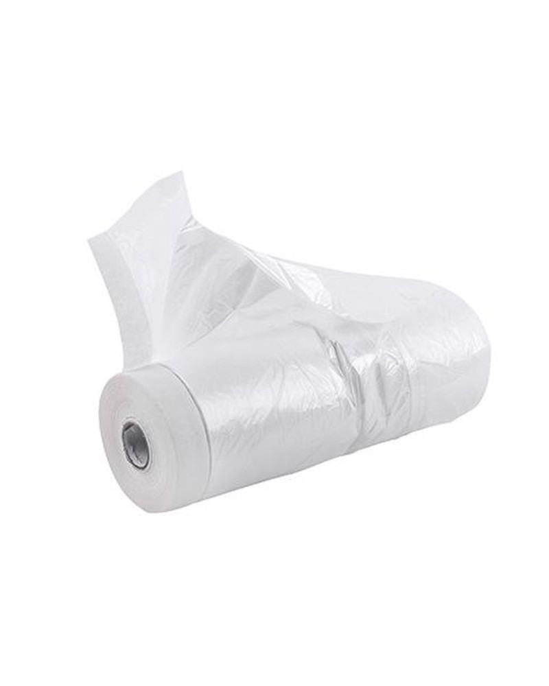 Плівка захисна з малярською стрічкою Intertool - 2,4 х 15 м (KT-0804)