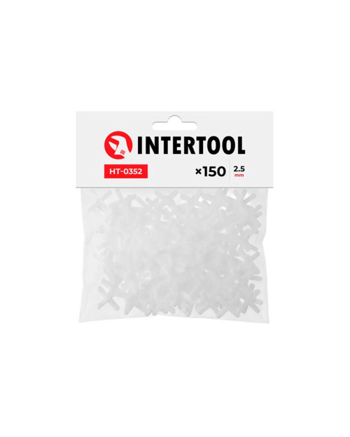 Хрестики для плитки Intertool - 2,5 мм (150 шт.) (HT-0352)