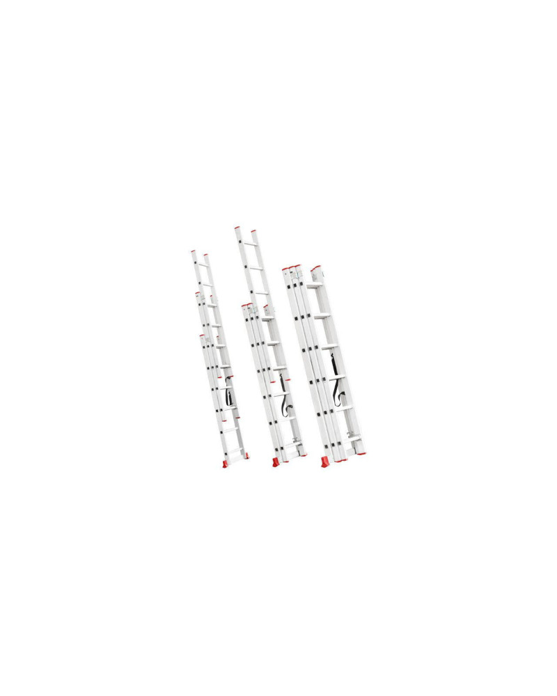 Сходи 3-х розкладна Intertool - 3407 мм х 3x6 ступенів (LT-0306)