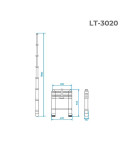 Сходи телескопічна Intertool - 2000 мм х 6 ступенів (LT-3020)