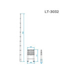 Сходи телескопічна Intertool - 3200 мм х 10 ступенів (LT-3032)