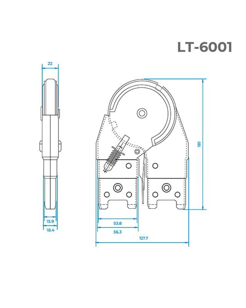 Механізм для сходів Intertool - шарнірний (LT-6001)