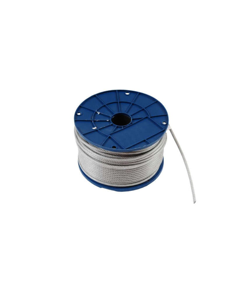 Трос сталевий Apro - 8 мм х 100 м в оплетке DIN 3055 (WR-PVC8)