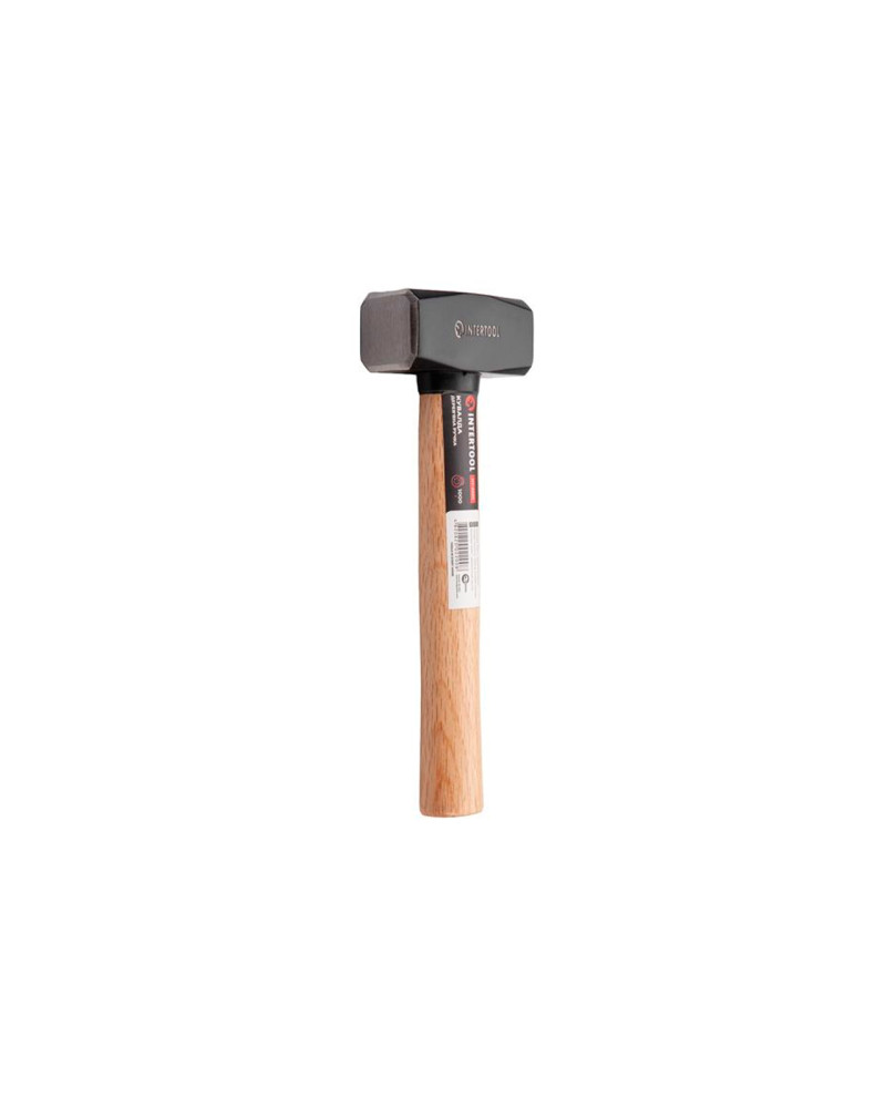 Молоток Intertool - 1000 г, ручка дерево (HT-0220)