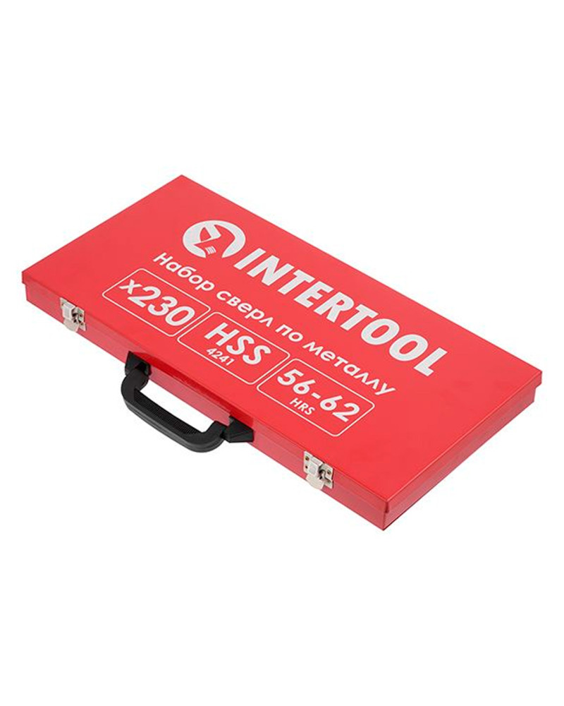 Набір свердел по металу Intertool - 230 шт. (1-13 мм) (SD-0309)
