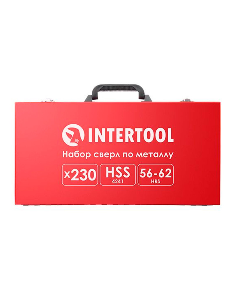 Набір свердел по металу Intertool - 230 шт. (1-13 мм) (SD-0309)