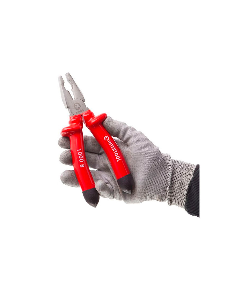 Плоскогубці Intertool - 200 мм 1000В (NT-0314)