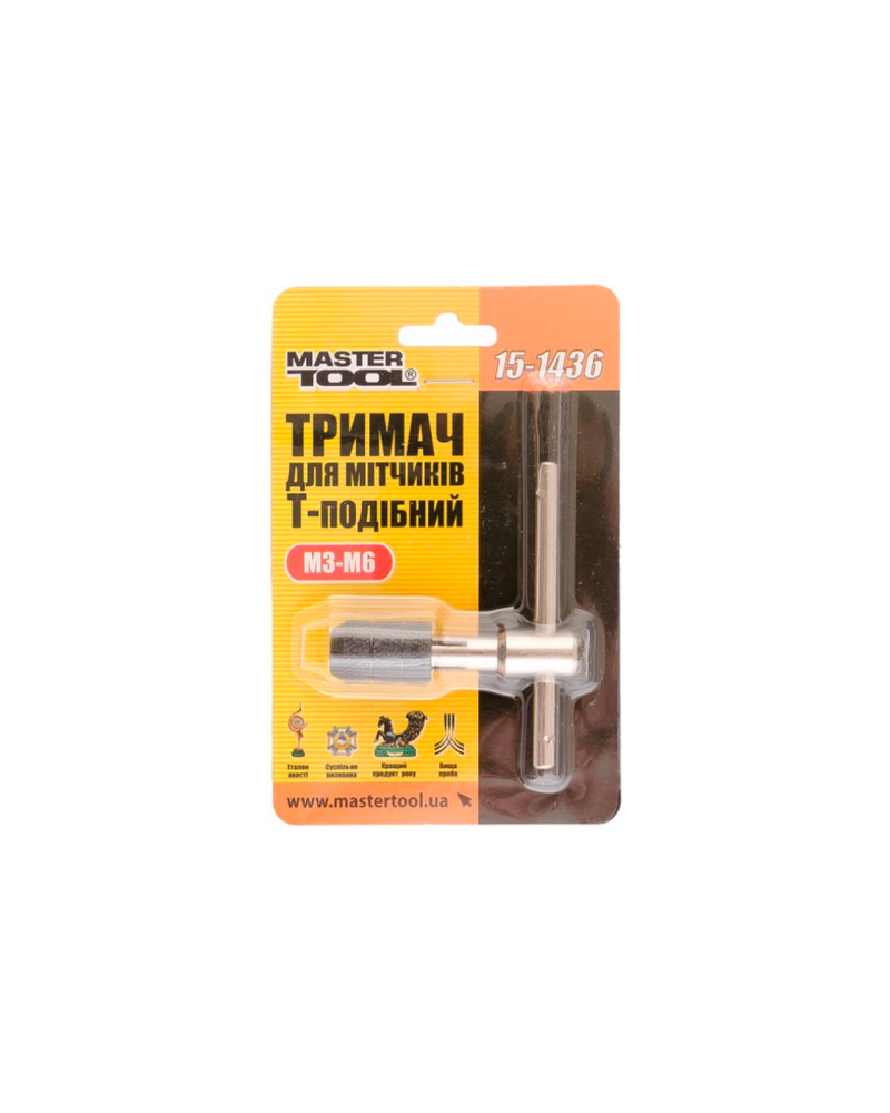 Тримач для мітчика Mastertool - M3 - M6 (15-1436)