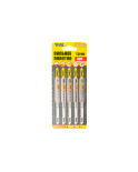Полотно пильне для лобзика Mastertool - T301DL 132 мм x 6T, дерево (5 шт.) (14-2821)