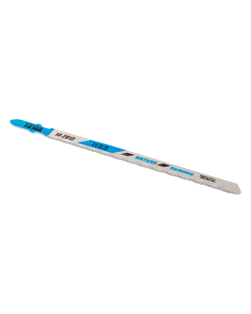 Полотно пильне для лобзика Mastertool - T318A 132 мм x 21T, метал (5 шт.) (14-2813)