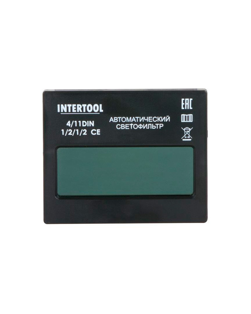 Світлофільтр до маски зварювальника Intertool - 90 x 30мм x 2 сенсора (SP-0071)