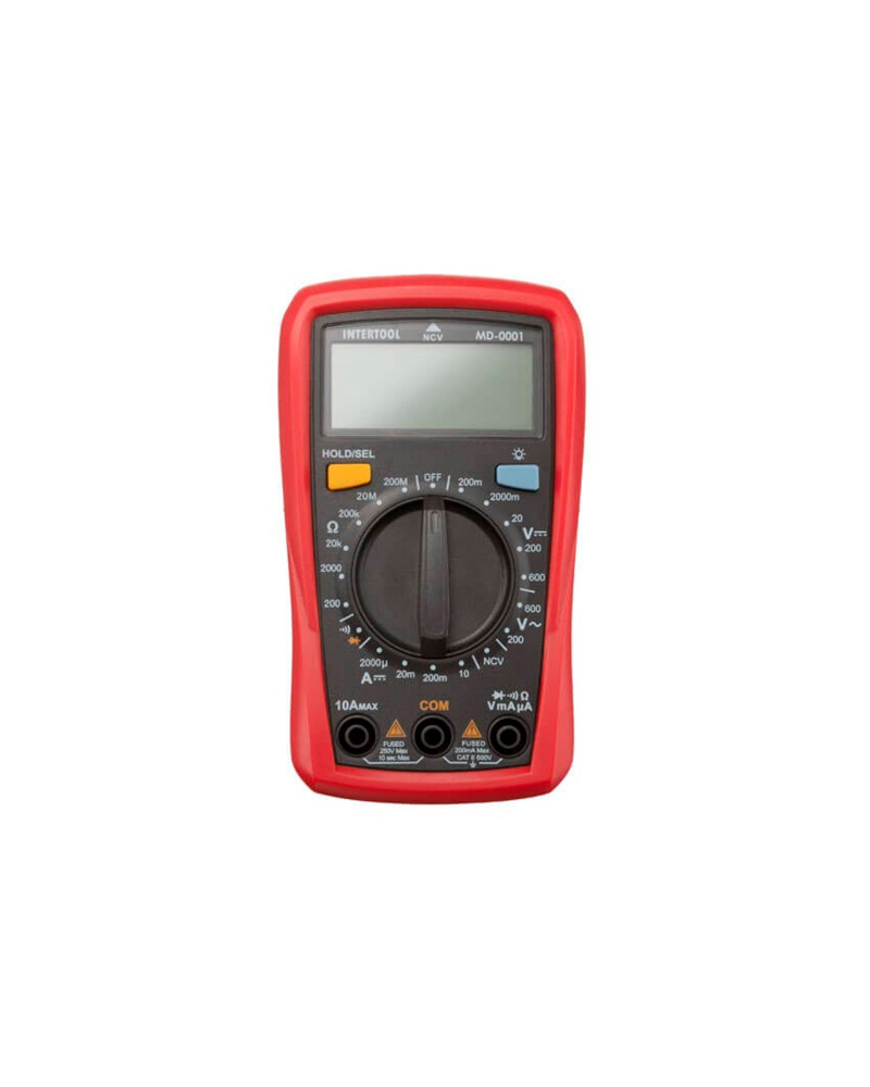 Мультиметр цифровий Intertool - CAT II-300В x CAT I-600В (MD-0001)